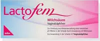 PZN-DE 10078055, MIBE Arzneimittel Lactofem Milchs&auml;ure Vaginalz&auml;pfchen (7 stk)