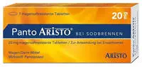 PZN-DE 07021910, Aristo Pharma Panto Aristo bei Sodbrennen 20 mg