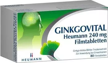GINKGOVITAL Heumann 240 mg Filmtabletten (80 Stk.)