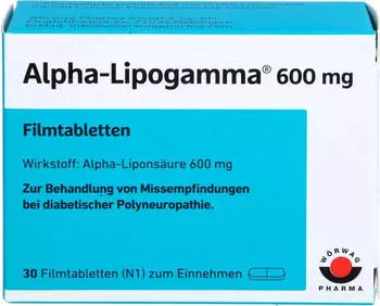 Alpha-Lipogamma 600mg Tabletten