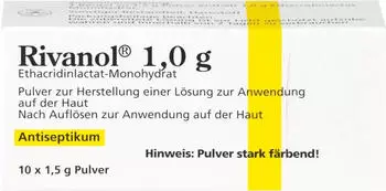 Rivanol 1,0g Pulver (10 Stk.)