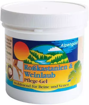 Rosskastanien + Weinlaub Pflegegel (250 ml)