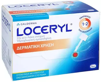 Loceryl 50 mg/ml Nagell.gegen Nagelp. Direkt Applikator (5 ml)