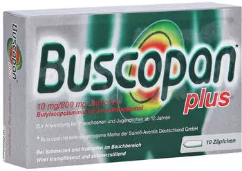 Buscopan Plus Suppositorien (10 Stk.)
