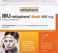 IBU-ratiopharm direkt 400 mg Pulver 20 St