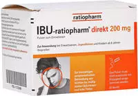 IBU-ratiopharm direkt 200 mg Pulver 20 St