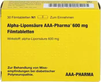 Alpha-Lipons&auml;ure 600 mg Filmtabletten (30 Stk.)