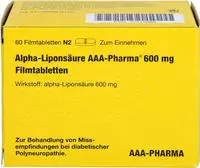 Alpha Lipons&auml;ure AAA- Pharma 600 mg Film 60 St