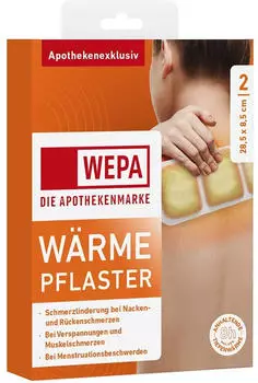 W&auml;rmepflaster Nacken/R&uuml;cken 8,5x28,5 (2 Stk.)