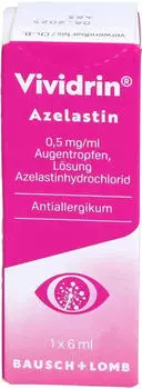 Vividrin Azelastin 0,5 mg/ml Augentropfen (6ml)