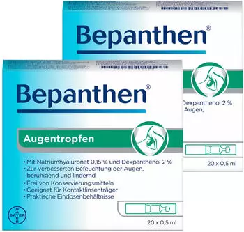 Bepanthen Augentropfen EDO (40x0,5ml)