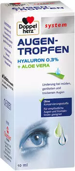 Augen-Tropfen Hyaluron 0,3% + Aloe Vera (10ml)