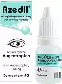 Azedil 0,5 mg/ml Augentropfen Lösung (6ml)