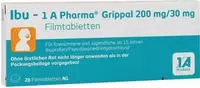 Ibu - 1 A Pharma Grippal 200 mg/30 mg Filmtabletten 20 St