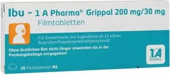 Ibu Grippal 200mg/30mg Filmtabletten (20 Stk.)