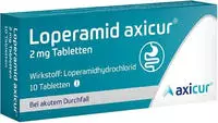 Loperamid axicur 2 mg 10 St