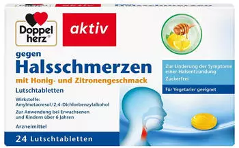 Doppelherz aktiv gegen Halsschmerzen Lutschtabletten (24 Stk.)