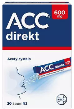 ACC direkt 600 mg Pulver zum Einnehmen im Beutel (20 Stk.)
