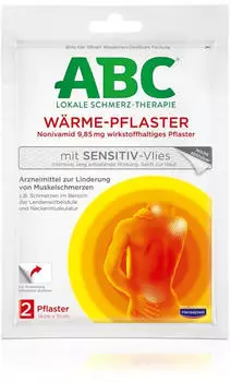 ABC W&auml;rme-Pflaster sensitive 10 x 14 cm (2 Stk.)