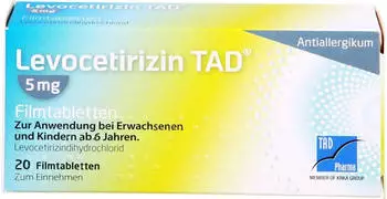 Levocetirizin TAD 5 mg Filmtabletten (20 Stk.)