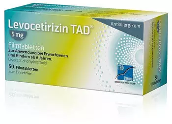 Levocetirizin TAD 5 mg Filmtabletten (50 Stk.)