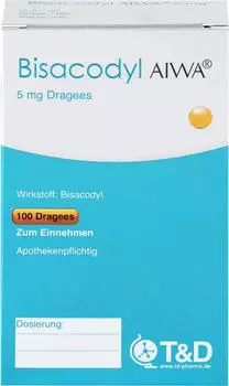 Bisacodyl Aiwa 5mg Dragees (100 Stk.)