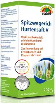 Spitzwegerich Hustensaft (250ml)