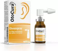 PZN-DE 16230334, OPTIMA Pharmazeutische OtoCura Pflege&ouml;l Ohrenspray, 10 ml,