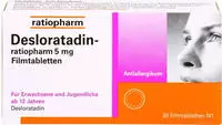 Desloratadin-ratiopharm 5 mg Filmtabletten 20 St