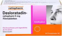 Desloratadin-ratiopharm 5 mg Filmtabletten 50 St