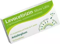 Levocetirizin Micro Labs 5 mg 20 St