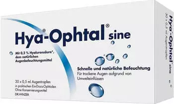Hya-Ophtal sine Augentropfen (30x0,5ml)