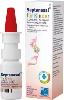 Septanasal für Kinder 0,5 mg/ml Nasensenspray (10ml)