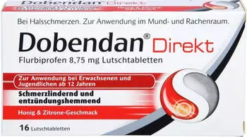 Dobendan Direkt Flurbiprofen 8,75 mg Lutschtabletten (16 Stk.)