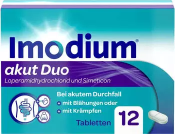 Imodium Akut Duo Tabletten (12 Stk.)