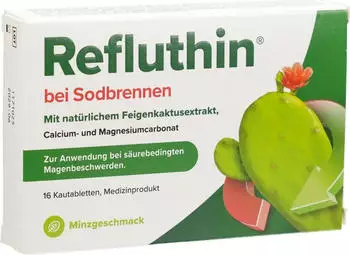 Refluthin Bei Sodbrennen Kautabletten Minze (16 Stk.)