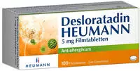 PZN-DE 16938180, DESLORATADIN Heumann 5 mg Filmtabletten 100 St