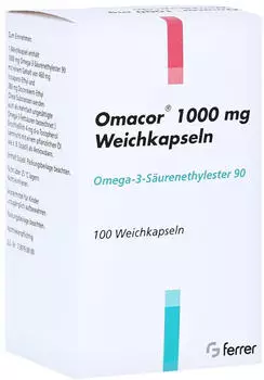 Omacor 1000mg Weichkapseln (100 Stk.)