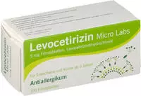 Levocetirizin Micro Labs 5 mg 100 St