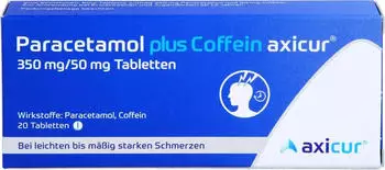 Paracetamol plus Coffein 350mg/50mg Tabletten (20 Stk.)