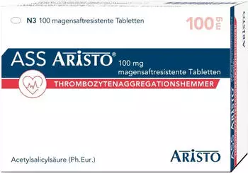 ASS Aristo 100mg magensaftresistente Tabletten (100 Stk.)