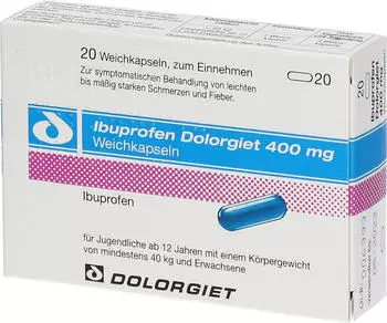 Ibuprofen Dolorgiet 400mg Weichkapseln (20 Stk.)