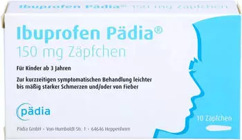 Ibuprofen P&auml;dia 150mg Z&auml;pfchen (10 Stk.)