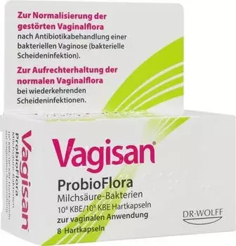 Vagisan ProbioFlora Vaginalkapseln (8 Stk.)