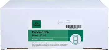 Procain 2% Maxi Injektionsl&ouml;sung (10x100ml)