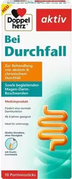 Doppelherz aktiv bei Durchfall fl&uuml;ssig Sticks (10 x 15 g)