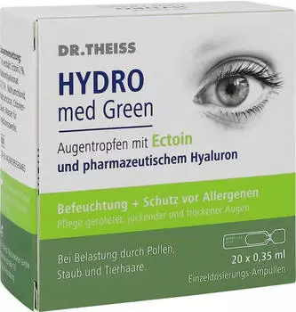 Hydro Med Green Augentropfen Einzeldosis Ampullen (20 x 0,35ml)