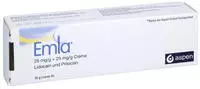 EMLA 25 mg/g + 25 mg/g Creme - Reimport 30 g