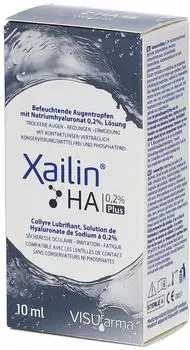 Xailin HA 0,2% Plus Augentropfen (10ml)