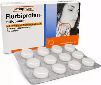 Flurbiprofen-Ratio mit Honig- und Zitronengeschmack 8,75mg Lutschtabletten (24 Stk.)